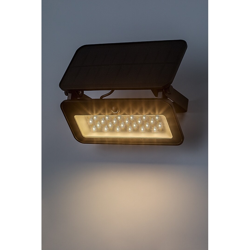 Rabalux - LED Päikesepaneeliga prožektor koos anduriga LED/8W/3,7V 3000/4000/6500K IP65