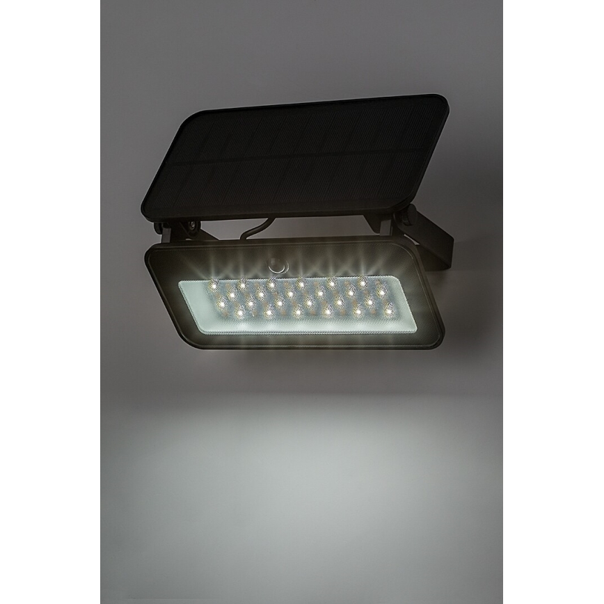 Rabalux - LED Päikesepaneeliga prožektor koos anduriga LED/8W/3,7V 3000/4000/6500K IP65
