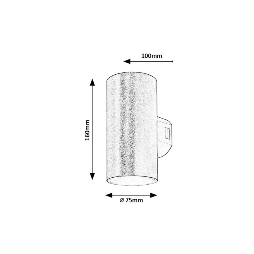 Rabalux - LED Väli seinavalgusti LED/18W/230V 2700/4000/6500K IP65 valge