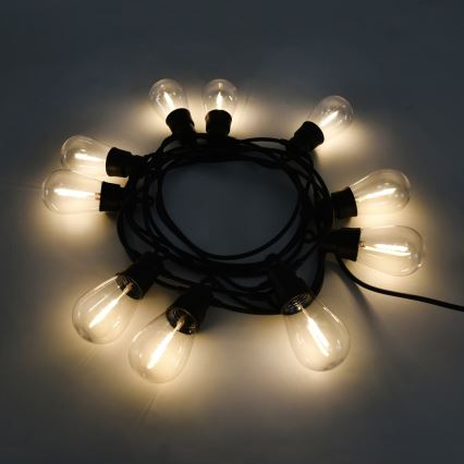 Rabalux - LED päikesepaneeliga valguskett LED/3,6W/3,7V 6,5 m 1200mAh IP44