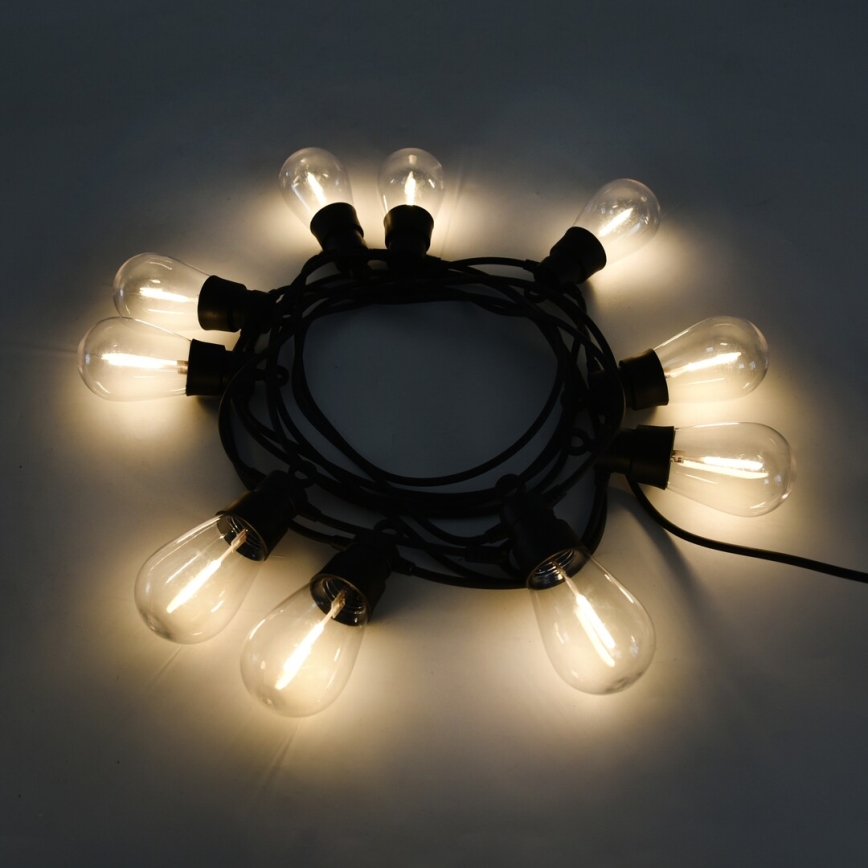 Rabalux - LED päikesepaneeliga valguskett LED/3,6W/3,7V 6,5 m 1200mAh IP44