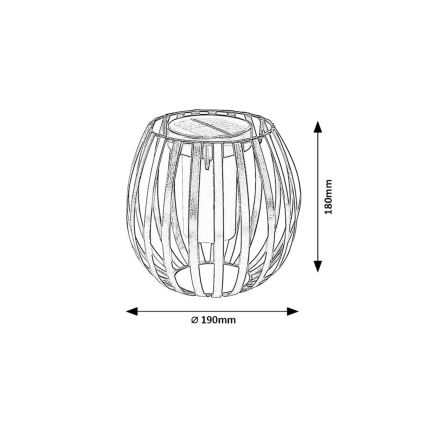 Rabalux - LED Päikesepaneeliga valgusti LED/1W/1,2V 300mAh IP44