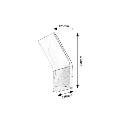 Rabalux - LED Väli seinavalgusti LED/10W/230V IP54