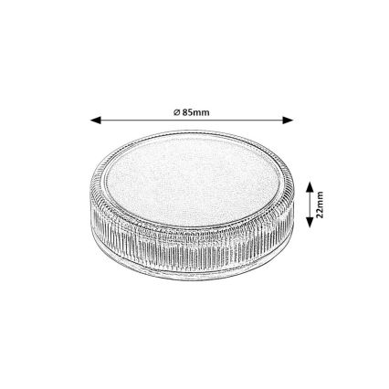 Rabalux - LED Päikesepaneeliga valgusti LED/0,3W/1,2V 800mAh IP65