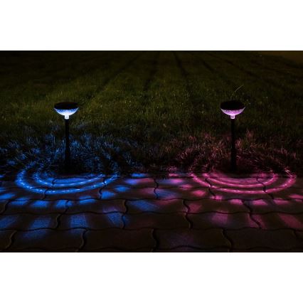 Rabalux - LED RGB päikesevalgusti LED/0,1W/1,2V 600mAh IP44