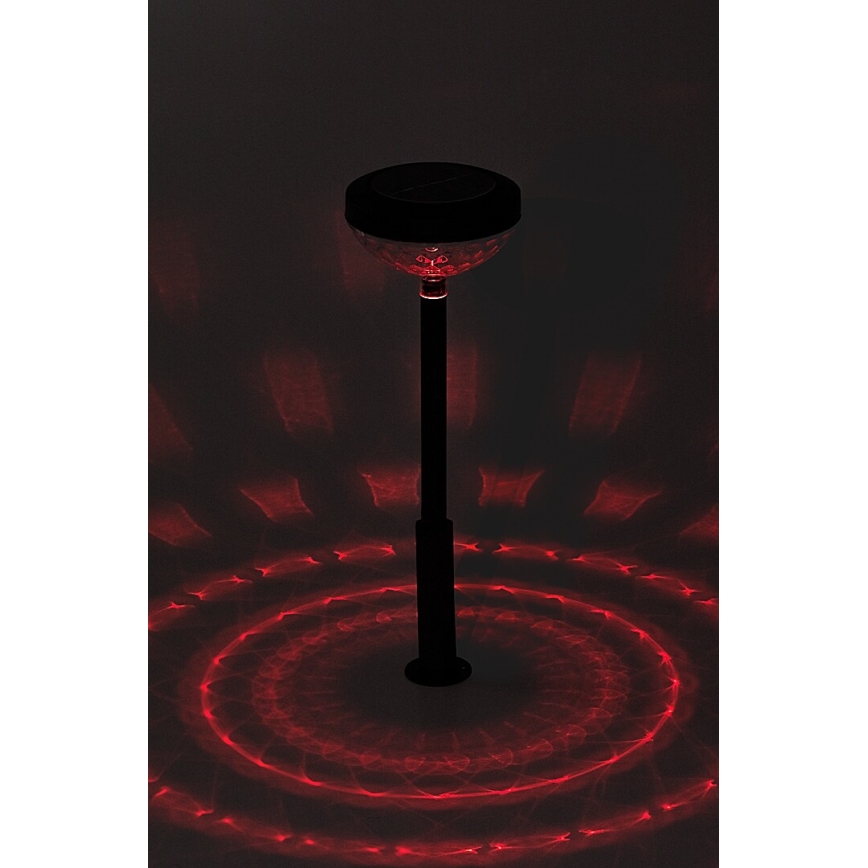 Rabalux - RGB LED Päikesepaneeliga valgusti LED/0,1W/1,2V 600mAh IP44