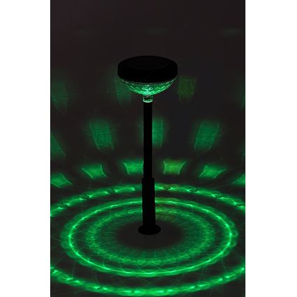 Rabalux - RGB LED Päikesepaneeliga valgusti LED/0,1W/1,2V 600mAh IP44
