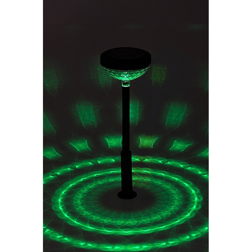 Rabalux - RGB LED Päikesepaneeliga valgusti LED/0,1W/1,2V 600mAh IP44