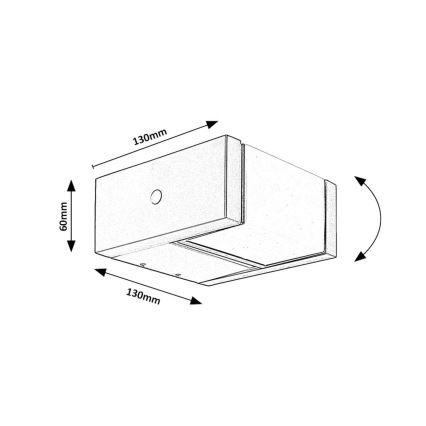 Rabalux - LED Väli seinavalgusti LED/10W/230V IP54