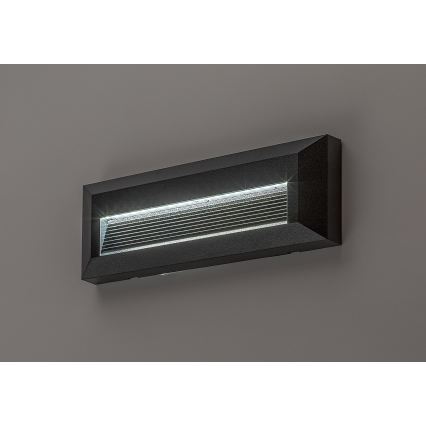 Rabalux - LED välisseinavalgusti LED/6W/230V IP65 must