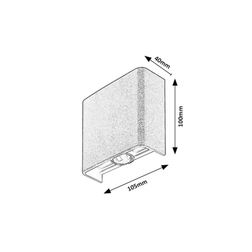 Rabalux - LED välisseinavalgusti 2W/230V 2000/2700/4000K IP65