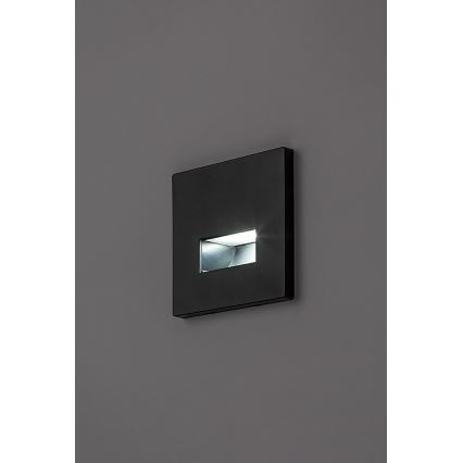 Rabalux - LED-trepi valgusti LED/1W/230V 3000/4500/6500K must