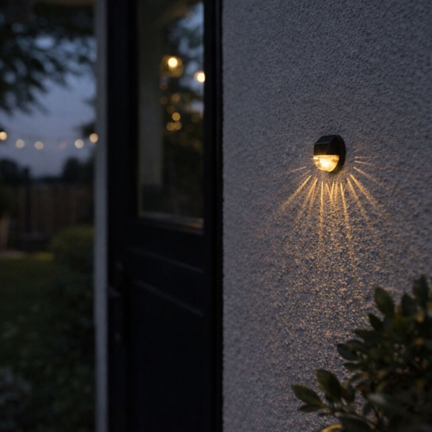 Rabalux - KOMPLEKT 2x LED päikesepaneeliga seinavalgusti LED/0,06W/1,2V 300 mAh IP44