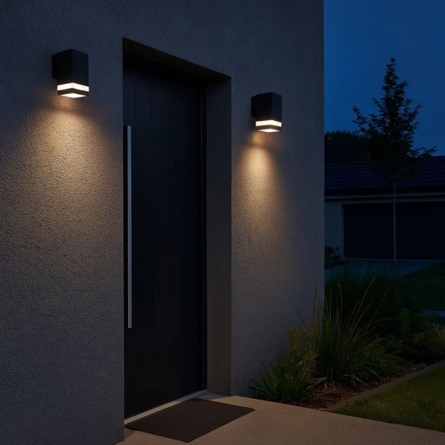 Rabalux - LED seinale paigaldatav välisvalgusti LED/9W/230V IP65 antratsiit