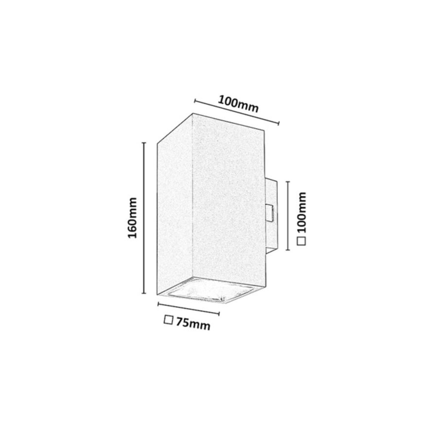 Rabalux - LED Välisseinavalgusti LED/18W/230V 2700/4000/6500K IP65
