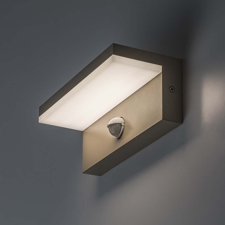 Rabalux - LED välisseinavalgusti liikumisanduriga LED/9W/230V IP54 beež