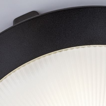 Rabalux - Välislaevalgusti 1xE27/9W/230V IP65, läbimõõt 30 cm, must