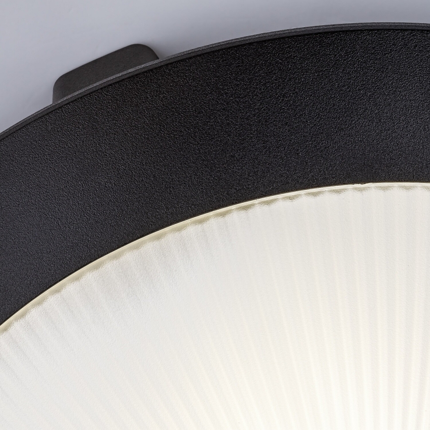 Rabalux - Välislaevalgusti 1xE27/9W/230V IP65, läbimõõt 30 cm, must