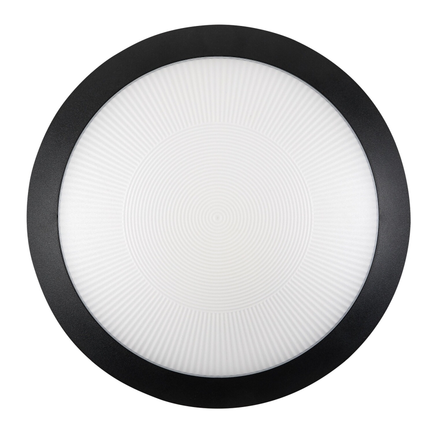 Rabalux - Välislaevalgusti 1xE27/9W/230V IP65, läbimõõt 30 cm, must