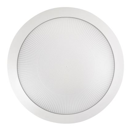 Rabalux - Välislaelamp liikumisanduriga 1xE27/9W/230V IP65 läbimõõt 30 cm valge