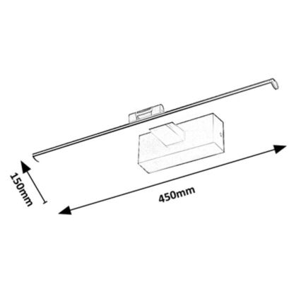 Rabalux - LED Pildivalgusti LED/8W/230V 3000K 45 cm