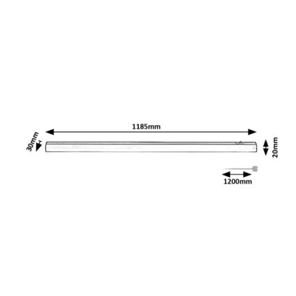 Rabalux - LED Kapialune valgusti kööki LED/18W/230V 4000K 118 cm