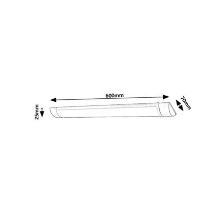 Rabalux - LED kapialune valgusti LED/18W/230V 60 cm