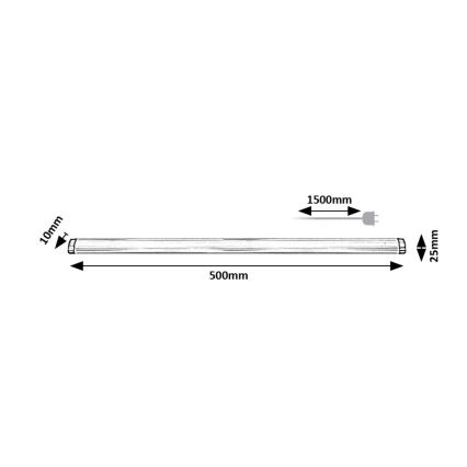 Rabalux - LED Hämardatav köögimööbli valgusti LED/5W/230V 4000K 50 cm