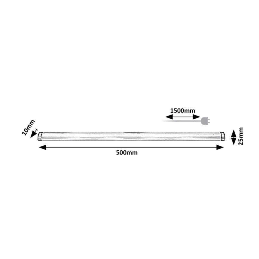 Rabalux - LED Hämardatav köögimööbli valgusti LED/5W/230V 4000K 50 cm