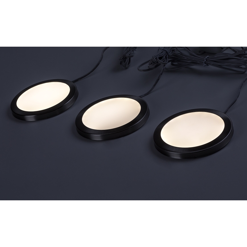 Rabalux - KOMPLEKT 3x LED Hämardatav kapivalgustus 3xLED/1W/230V 4000K