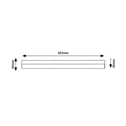 Rabalux - LED Kapialune valgusti kööki LED/20W/230V 4000K 83 cm valge