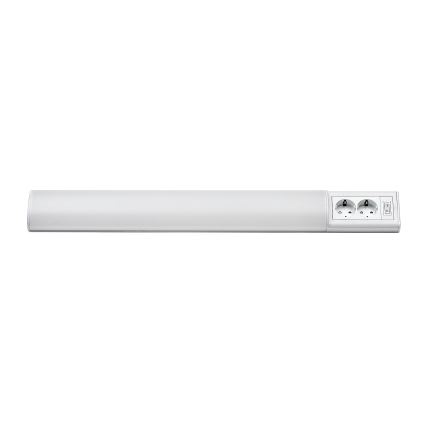 Rabalux - LED Kapialune valgusti kööki kahe pistikupesaga LED/15W/230V 4000K 70 cm valge