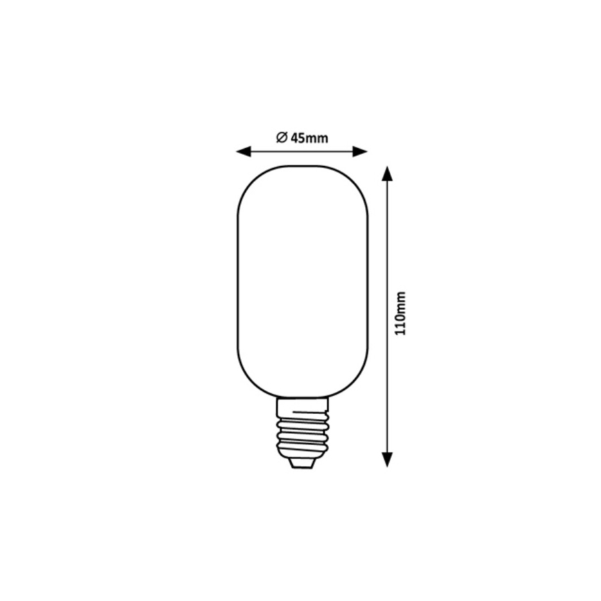 Rabalux - LED Pirn T45 E27/4W/230V 3000K