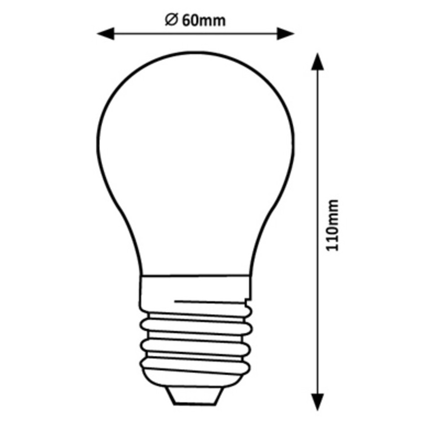 Rabalux - LED Pirn A60 E27/7W/230V 3000K Energiaklass A