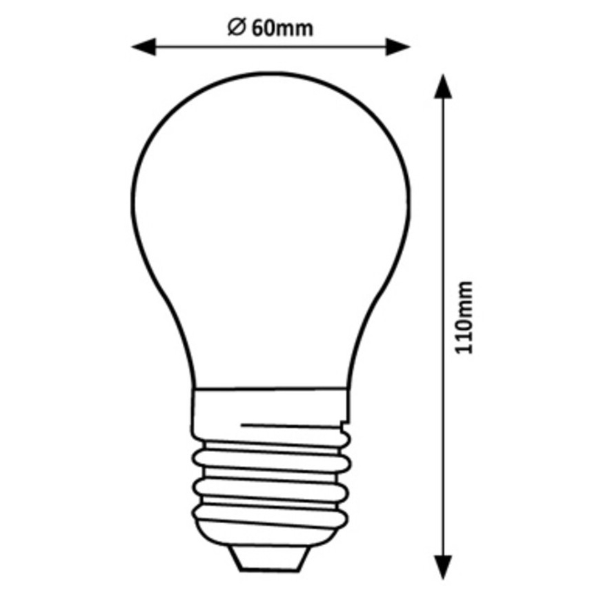 Rabalux - LED Pirn A60 E27/7W/230V 4000K Energiaklass A