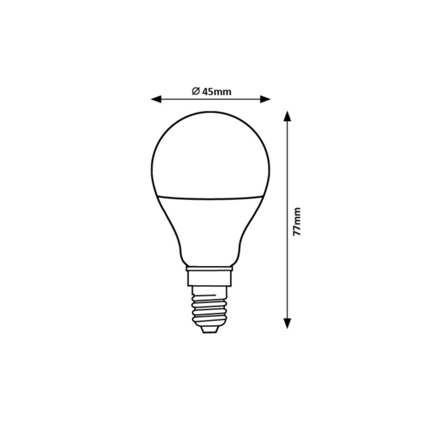 Rabalux - LED Pirn G45 E14/5W/230V 4000K
