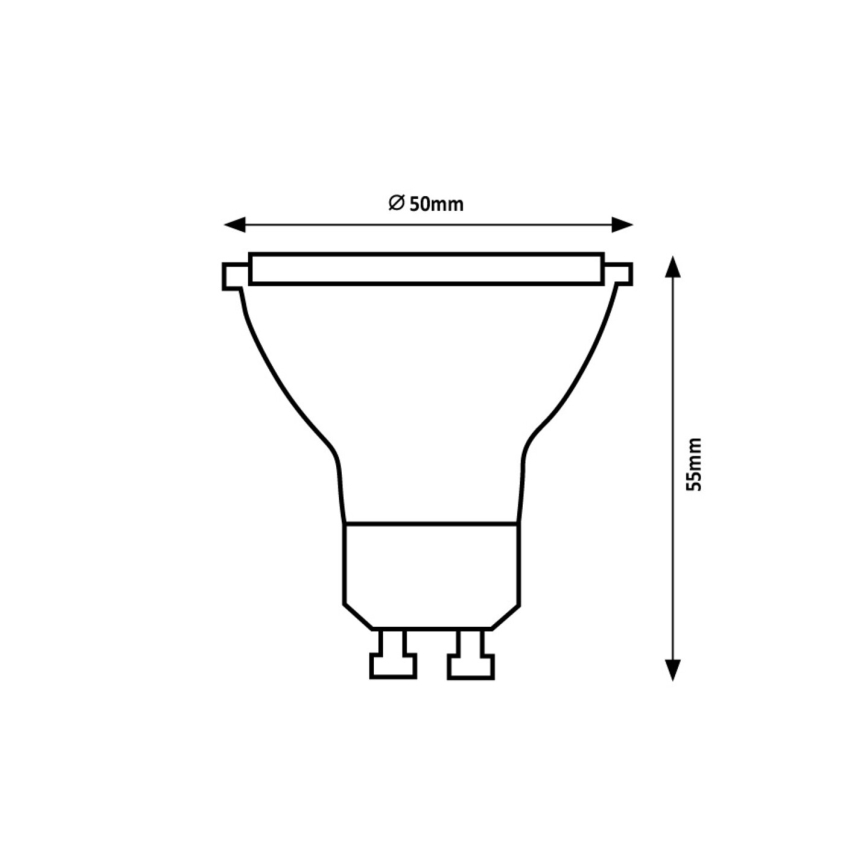 Rabalux - LED Pirn GU10/5W/230V 3000K Energiaklass A