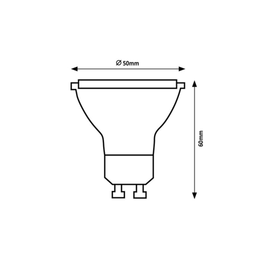 Rabalux - LED-pirn SMD GU10/7W/230V 3000K