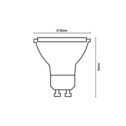 Rabalux - LED-pirn SMD GU10/7W/230V 3000K