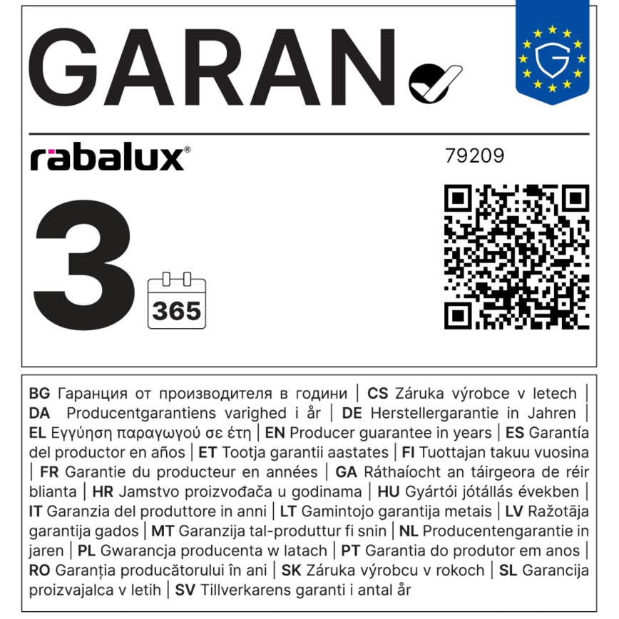 Rabalux - LED-pirn FILAMENT CF35 E14/6W/230V 4000K