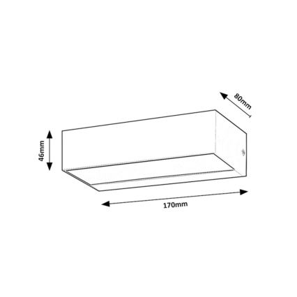 Rabalux - LED Väli seinavalgusti LED/10W/230V IP65