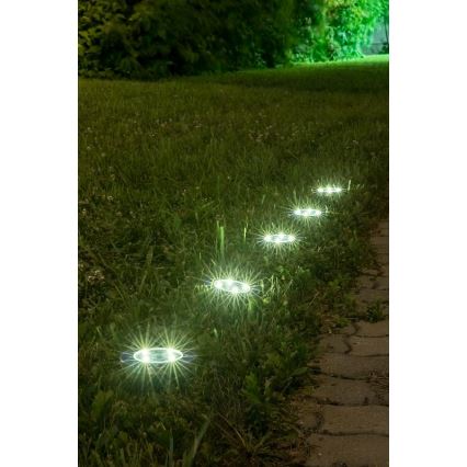 Rabalux - LED välisvalgusti päikesepaneeliga ja sensoriga LED/0,24W/1xAA 400 mAh must IP44