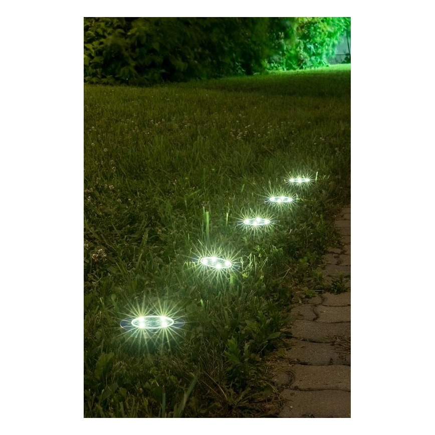 Rabalux - LED välisvalgusti päikesepaneeliga ja sensoriga LED/0,24W/1xAA 400 mAh must IP44