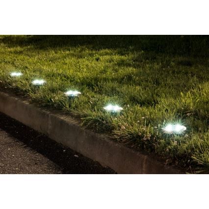 Rabalux - LED välisvalgusti päikesepaneeliga ja sensoriga LED/0,24W/1xAA 400 mAh must IP44
