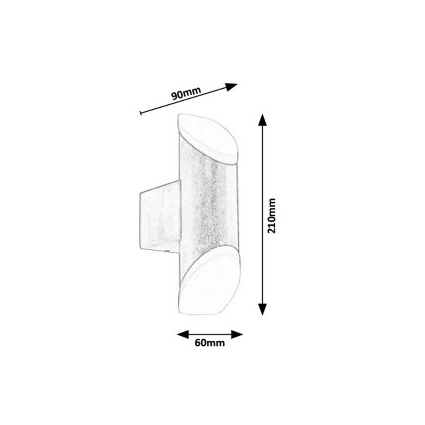 Rabalux - LED Väli seinavalgusti LED/6W/230V IP44 270lm 3000K