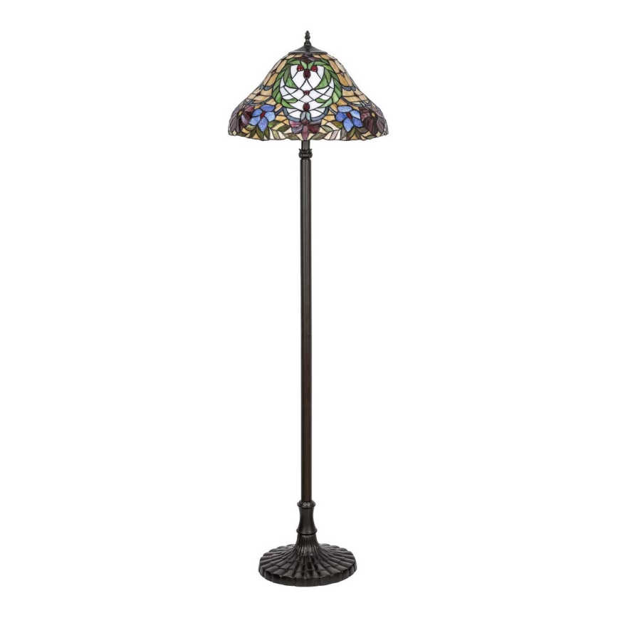 Rabalux - Tiffany vitraažklaasist põrandalamp 2xE27/60W/230V