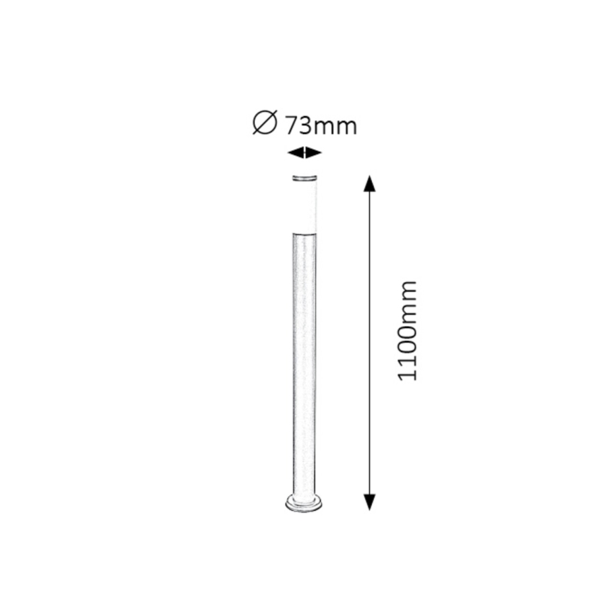 Rabalux - Välivalgusti 1xE27/25W/230V IP44 110 cm