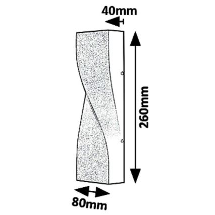 Rabalux - LED Väli seinavalgusti LED/11W/230V IP65