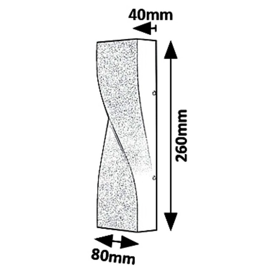 Rabalux - LED Väli seinavalgusti LED/11W/230V IP65