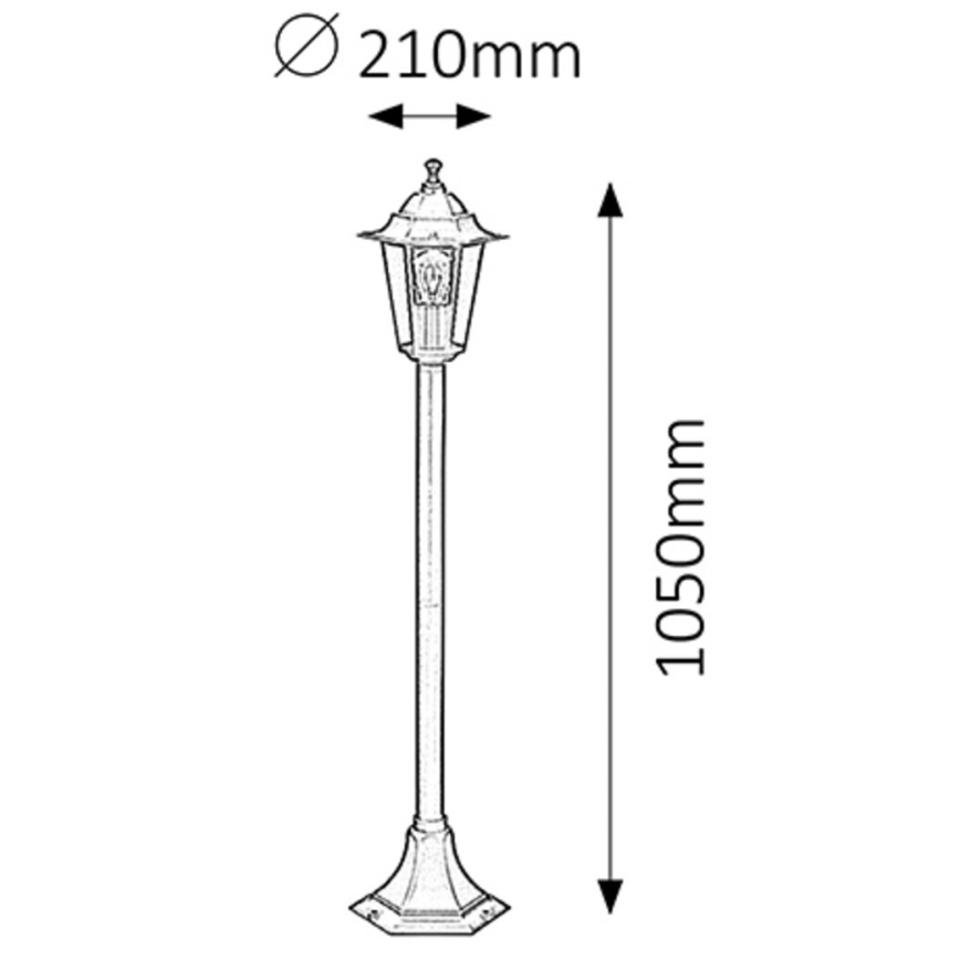 Rabalux - Välivalgusti 1xE27/60W/230V 105 cm